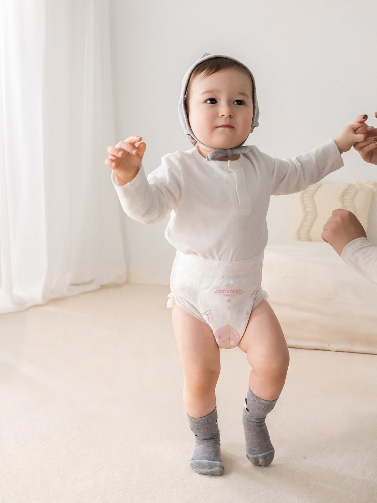 بنطال سحب للأطفال من سلسلة موموتارو رويال سوفت